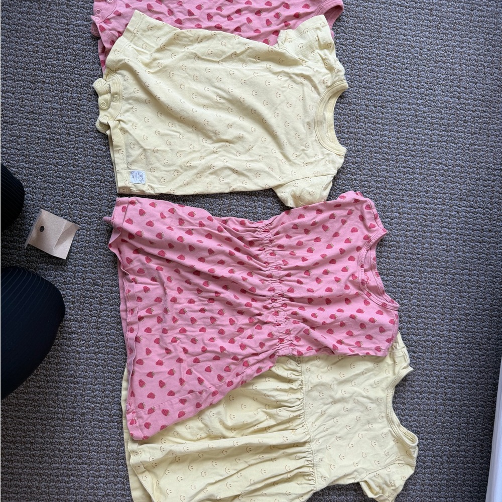 Coop Kids by Pink Chicken Kids Matching Sets sibling bundle - 6-12m and 3Y